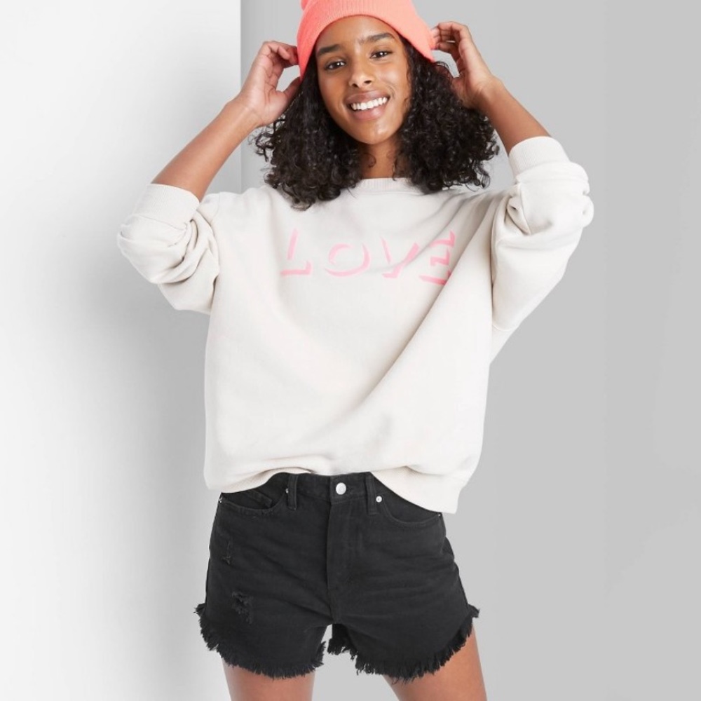 NWT Black Distressed Shorts